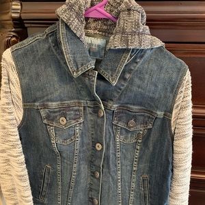 Torrid Jean jacket with hoody